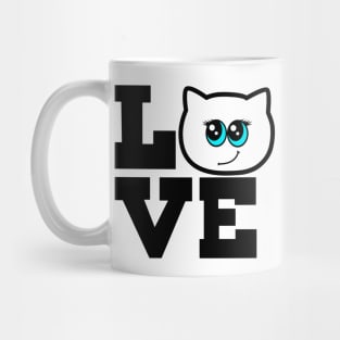 LOVE Cat Mug